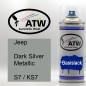Preview: Jeep, Dark Silver Metallic, S7 / KS7: 400ml Sprühdose, von ATW Autoteile West.